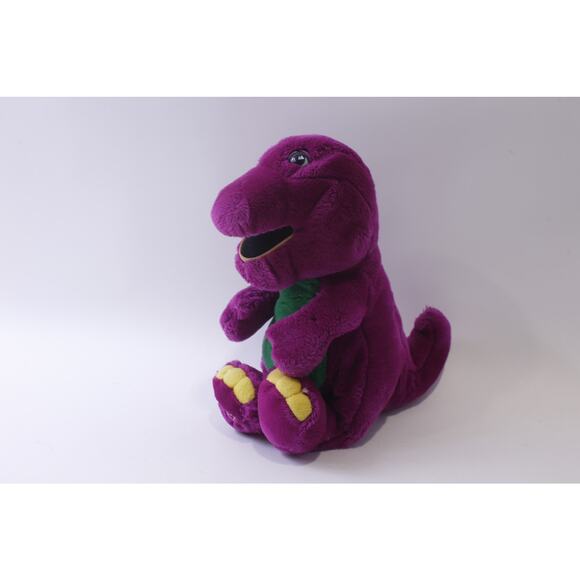 Barney, Purple Dinosaur, Medium Plush, Vintage, Stuffed Animal, ~ 250113-WH 33 - Picture 1 of 3